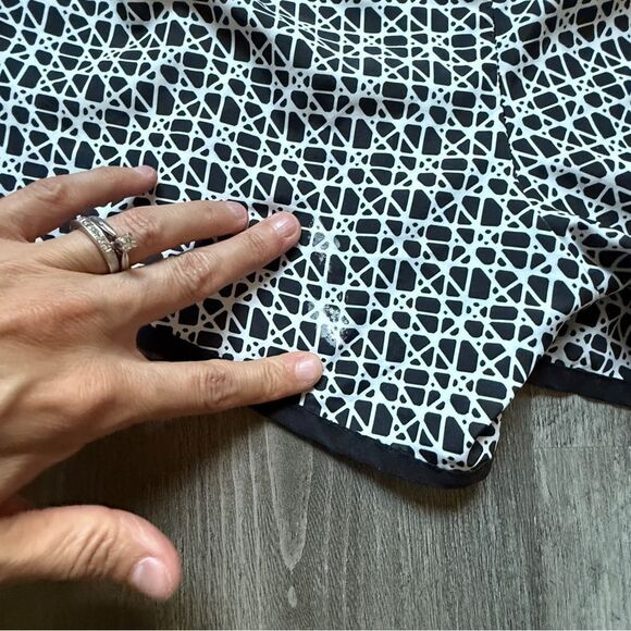 Champion Running Shorts Lined Black White Medium Athletic Workout Sporty - Picture 11 of 12